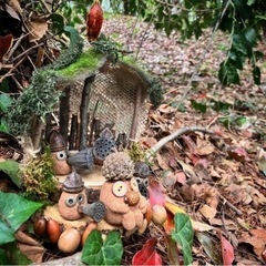 木の実のマスコット作り、教えます♪