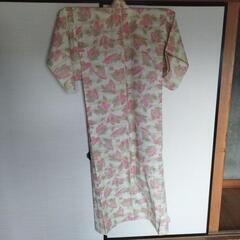 着物　白　ベージ　ピンク　緑　新品　2の画像