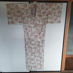 着物　白　ベージ　ピンク　緑　新品　2の画像