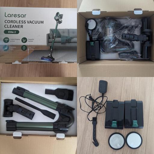 中古Lareserサイクロン式コードレス掃除機