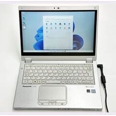 送料無料 高速SSD タッチ可 LTE対応 12.5型 ノートパソコン Panasonic CF-MX5AFAVS 中古良品 第6世代 i5 4GB 無線 カメラ Windows11 Office