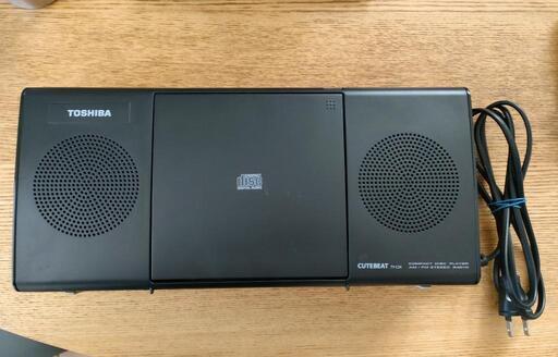 東芝 CDプレーヤー　CDラジオ   TY-C24　黒