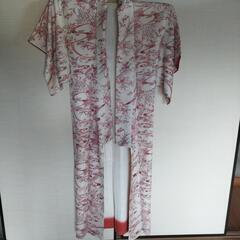 着物　白　総絞り　赤　美品 4の画像