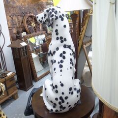 ダルメシアン 犬 置物 オブジェ インテリア 玄関 【モノ市場半田店】151の画像
