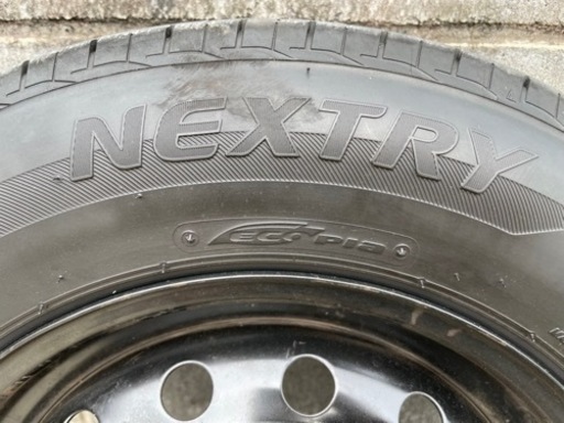 ダイハツ　145/80/r13 純正ホイール　バリ溝