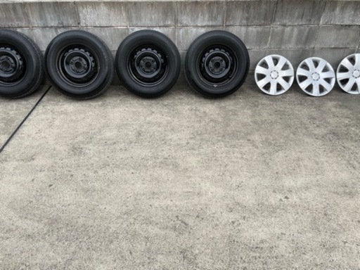 ダイハツ　145/80/r13 純正ホイール　バリ溝