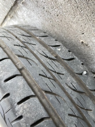 ダイハツ　145/80/r13 純正ホイール　バリ溝