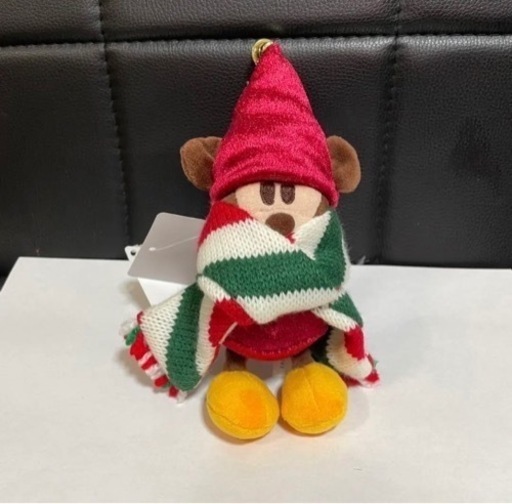 新品★ディズニー リルリンリン ぬいぐるみ バッジ クリスマス  キーホルダー