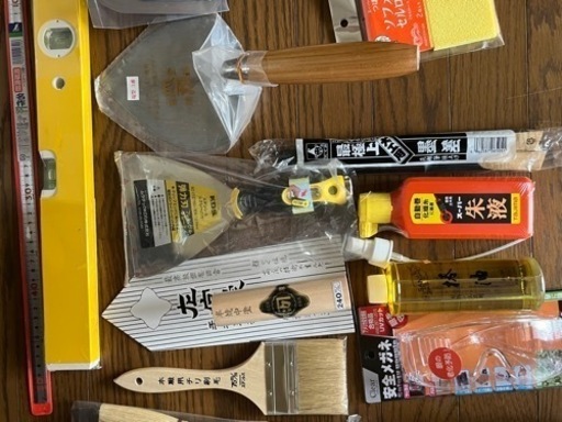 左官道具1式です。