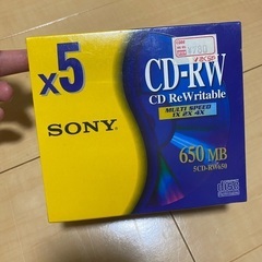 CD-RW 5枚入り