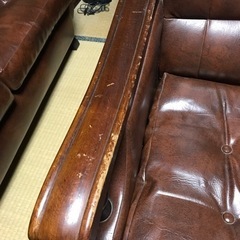 アンティーク　１人用ソファー　昭和　古家具　古民家　②の画像