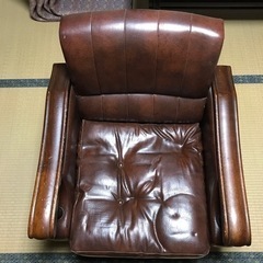 アンティーク　１人用ソファー　昭和　古家具　古民家　②の画像