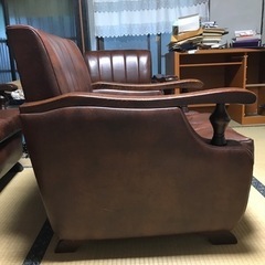 アンティーク　１人用ソファー　昭和　古家具　古民家　②の画像