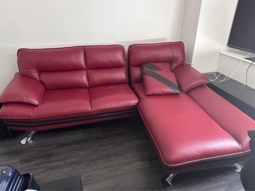 超お買得!!美品本革ソファ6/26迄