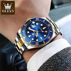 ◆新品未使用◆　OLEVS　サブマリーナ オマージュ　メンズ腕時計　ネイマールモデルの画像