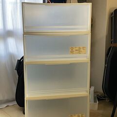 MUJI 無印良品　ポリプロピレン衣装ケース・引出式 横ワイド   