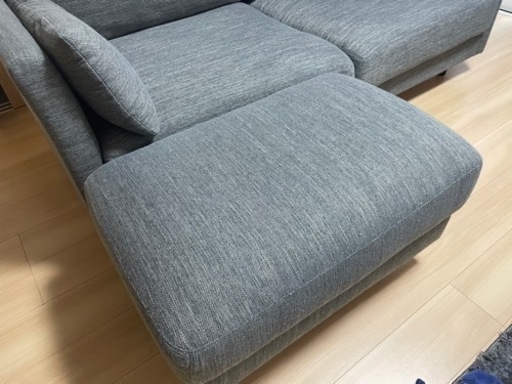 ☆ニトリソファ☆三人掛け・足掛けもあり