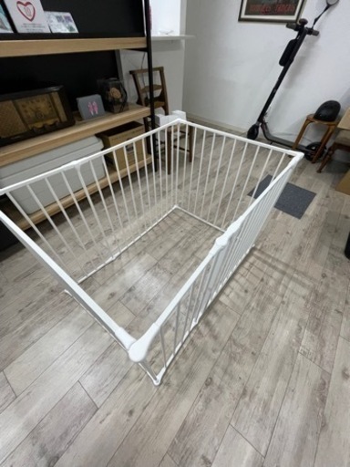 スカンジナビアンペットケージ　【XL・ホワイト】