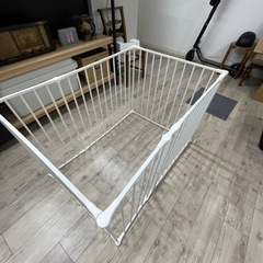スカンジナビアンペットケージ　【XL・ホワイト】