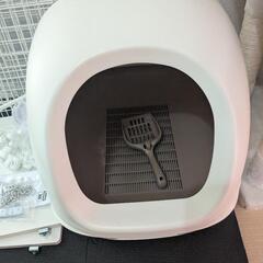 キャットゲージ　トイレ　キャリーバッグの画像