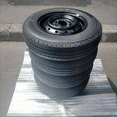 譲渡済　145/80R12LT エブリイバン新車外し4本