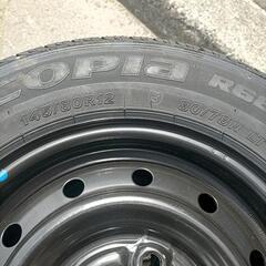 譲渡済　145/80R12LT エブリイバン新車外し4本の画像