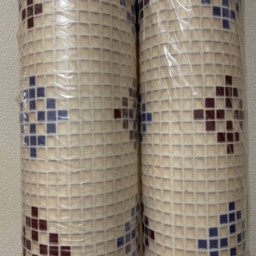 2本で９畳敷けます タイル風レトロ柄 クッションフロア 床材 DIY