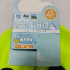 新品未使用ウォーターシューズの画像