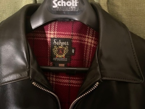 ショット Schott 6103US ホーウィン クロムエクセル 茶芯 レザー