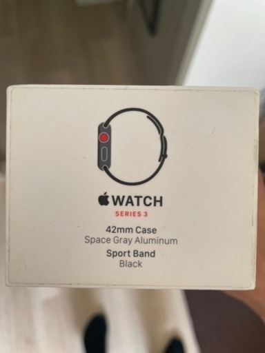 Apple watch 3 42mm GPS➕CELLER スペースグレイ アルミニウム