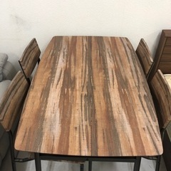 ✨♦️おすすめ品✨ヴィンテージ調ダイニングテーブル5点セット✨♦️