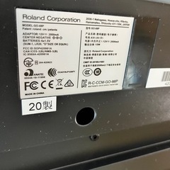 【極美品】Roland GO-88P ローランド　電子ピアノ、スタンド、フットペダル、ヘッドホン、イス、ソフトケースの画像