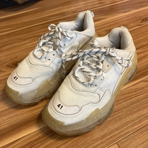 Balenciaga TripleS ホワイト スニーカー 41サイズ 【公式通販】