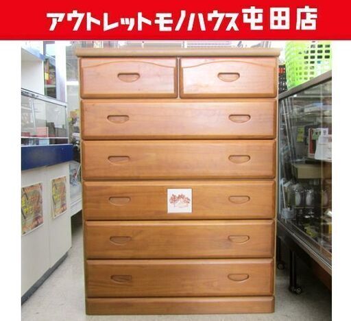 6段チェスト 整理たんす タンス 引出し 木製 関家具 札幌市北区屯田