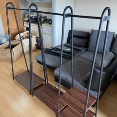 【売却済】マットブラック/ハンガーラック