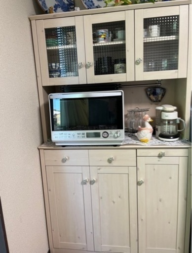 【6/27迄引取りできる方】キッチンボード／レンジボード／食器棚
