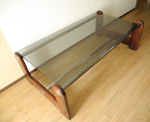カリモク家具　ガラステーブル