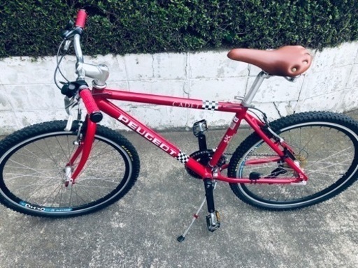 プジョー、カデット ヴィンテージマウンテンバイク26インチ　21段変速　アルミ7005 期間限定 只今55000円の
20%OFF