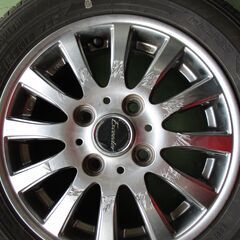 155/65R13　ダンロップES202　22年製の画像