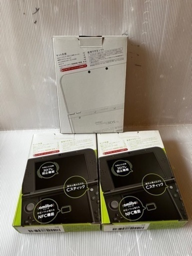 激レア　新品未使用　NEW 3DSll ライムブラック2台　合計3台セット　
