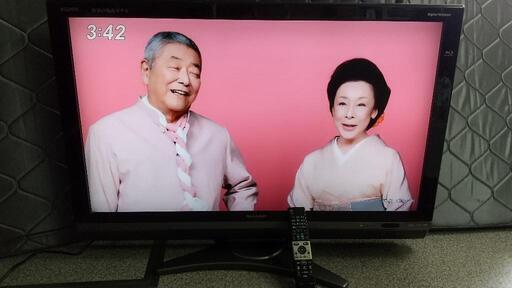 SHARPブルーレイ内蔵液晶テレビ