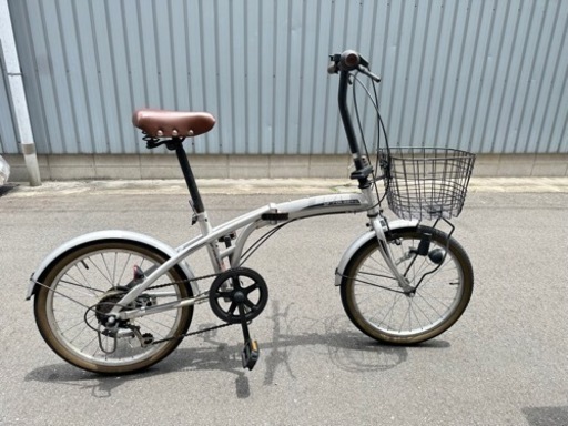 【KS27】折りたたみ自転車　20インチ変速6段