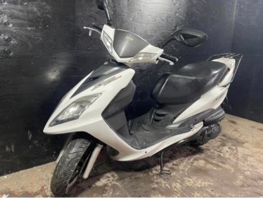 ★お支払総額4.4万円★ 買取強化中！どんな車両も1万円～保証します！ SYM ファイター150 激安スクーター！高速乗れる！リアキャリア付き！ ちょっとした足に♪