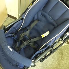 Aprica アップリカ ラグーナ ビッテ ソファークッション ベビーカー 乳母車 ネイビー JA-16427の画像