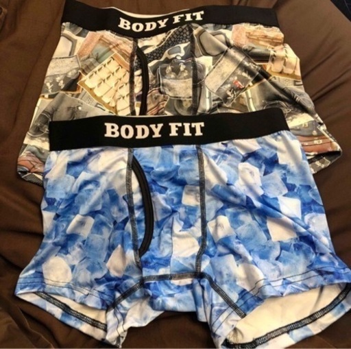 【キャンセルの為！！再募集！！！】 BODY FIT ボクサー柄パンツ2枚セット 未使用
