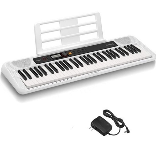 【ほぼ新品、最終値下げ】CASIO CT-S200 WE 61鍵盤 Casiotone キーボード 電子ピアノ