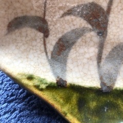 赤津焼　織部　小皿5客セット　銘々皿　平皿の画像