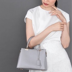 ハンドバッグ　グレー　Edit Sheenの画像