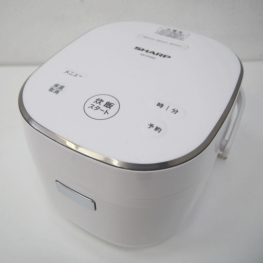 SHARP 2020年製 マイコン炊飯器 3合炊き KS-CF05C-W (JA23)