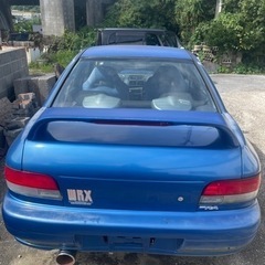 インプレッサ 希少車  2ドア  エンジンなし の画像
